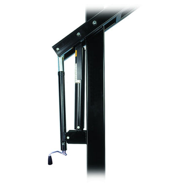 Adjustable Height System Crank View for First Team Stainless Olympian Hoop In Ground Basketball Goal