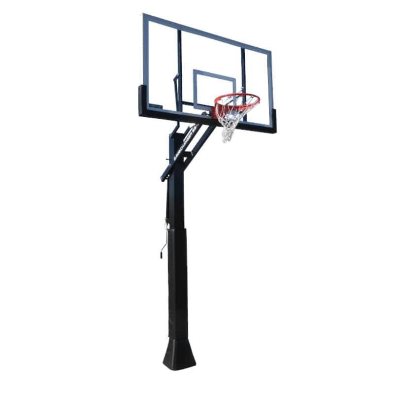 Basketball System GC66-XXL Ironclad Goal Hero Image of In Ground Adjustable Hoop