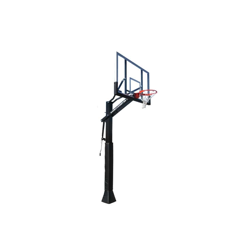 GC66-XXL Ironclad Basketball System Hero Image 2 Hoop In Ground Adjustable Goal