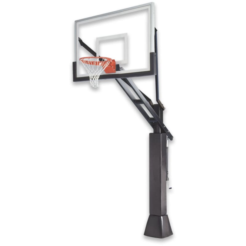 Ironclad FCH664-XL FullCourt Basketball Hoop In Ground Adjustable System Hero Image of Goal