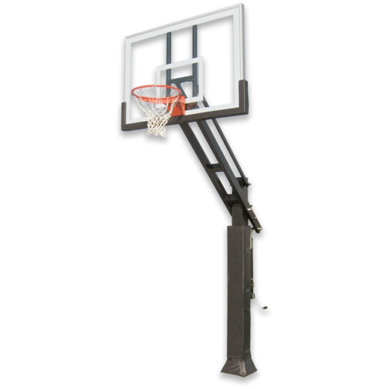 Ironclad TPT664-XL Basketball System Goal In Ground Adjustable Hoop Hero Image