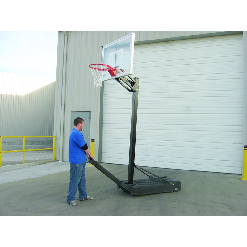 OmniChamp Portable Basketball Hoop First Team Transportation Lever for Adjustable Goal System