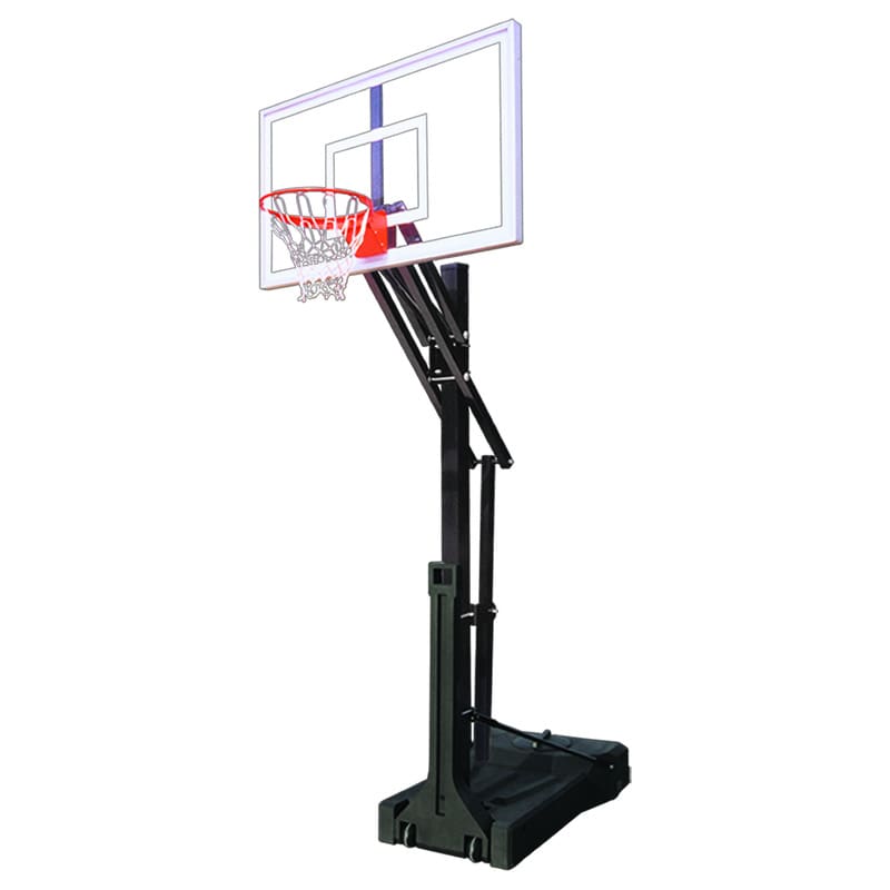 Adjustable Portable System OmniSlam Nitro Basketball Hoop First Team Goal Front view