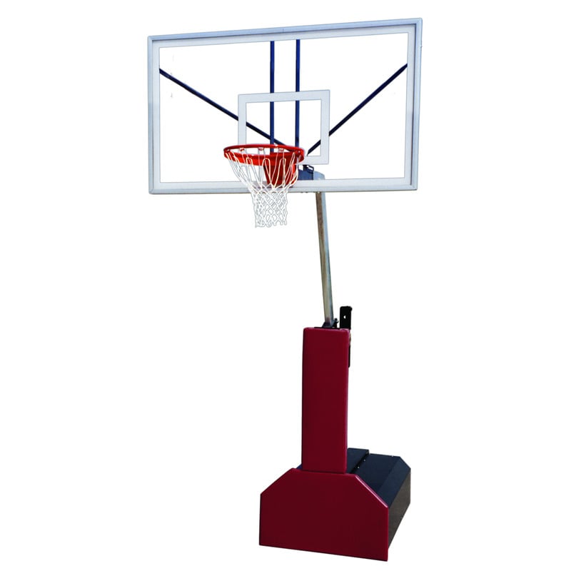 Adjustable Portable System Thunder Arena Basketball Hoop First Team Goal Front view