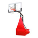 Adjustable System Basketball Goal Storm Select First Team Portable Front Hoop view