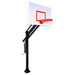 Attack Extreme First Team In Ground Adjustable Basketball Goal Full View From Front Hoop