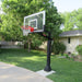 Attack First Team Adjustable In Ground Basketball Goal Lifestyle Image Outdoor Hoop Front View