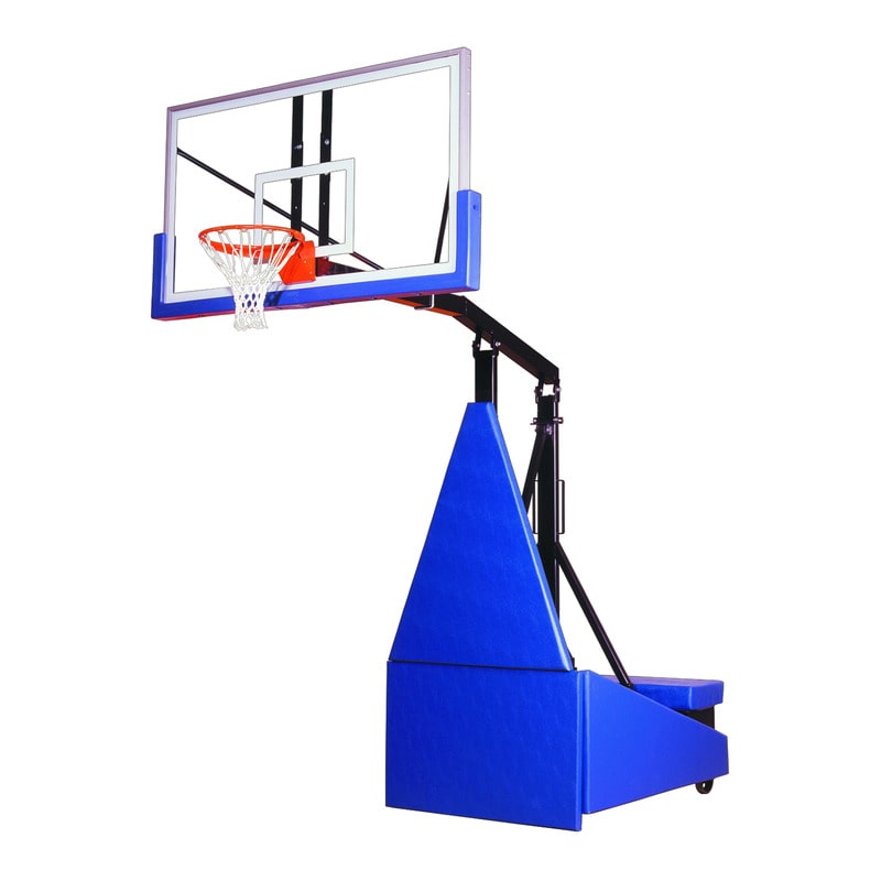 First Team Adjustable System Storm Supreme Portable Basketball Goal Hoop Full View