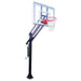 First Team Attack Ultra In Ground Adjustable Basketball Goal Front Facing Hoop View