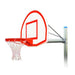 First Team Fixed Height Fan-Shaped Goal Renegade Max In Ground Basketball Hoop System Top View