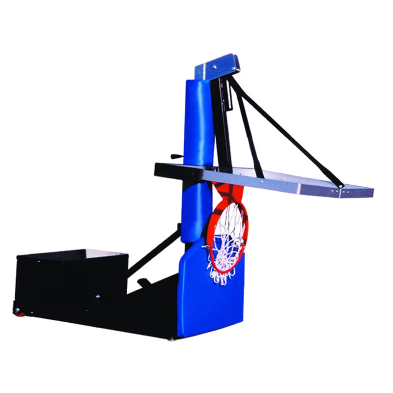 First Team Hoop Rampage Folded System Storage View for Adjustable Height Portable Basketball Goal