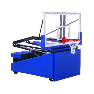 First Team Hoop Storm System Storage View for Adjustable Height Portable Basketball Goal