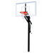 First Team Jam Select In Ground Adjustable Basketball Goal View of Hoop Front