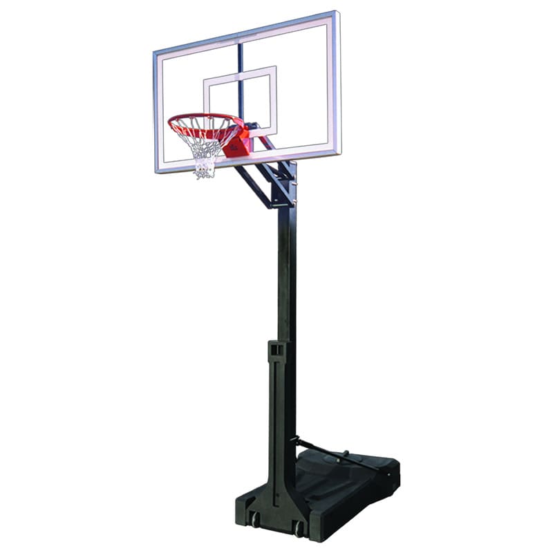 First Team OmniChamp Nitro Basketball Goal Portable Front Hoop View