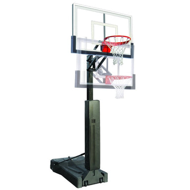 First Team OmniChamp Portable Basketball Hoop Min and Max Goal Adjust