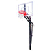 In Ground Adjustable First Team Basketball Hoop Slam Turbo Full Goal View Front