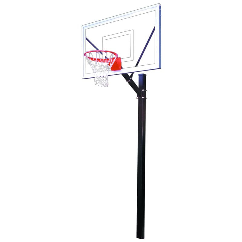 First Team Sport Select Basketball Hoop Fixed Height Goal Front Full View