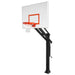 First Team Titan Impervia In Ground Adjustable Basketball Goal View of Hoop System front 