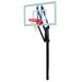 Vector First Team Adjustable In Ground Basketball Hoop Full Goal View From Front