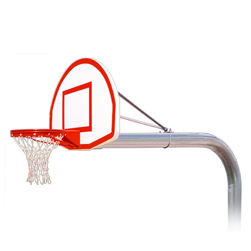 Fixed Height Goal Brute Max Top View For Basketball Hoop First Team In Ground System