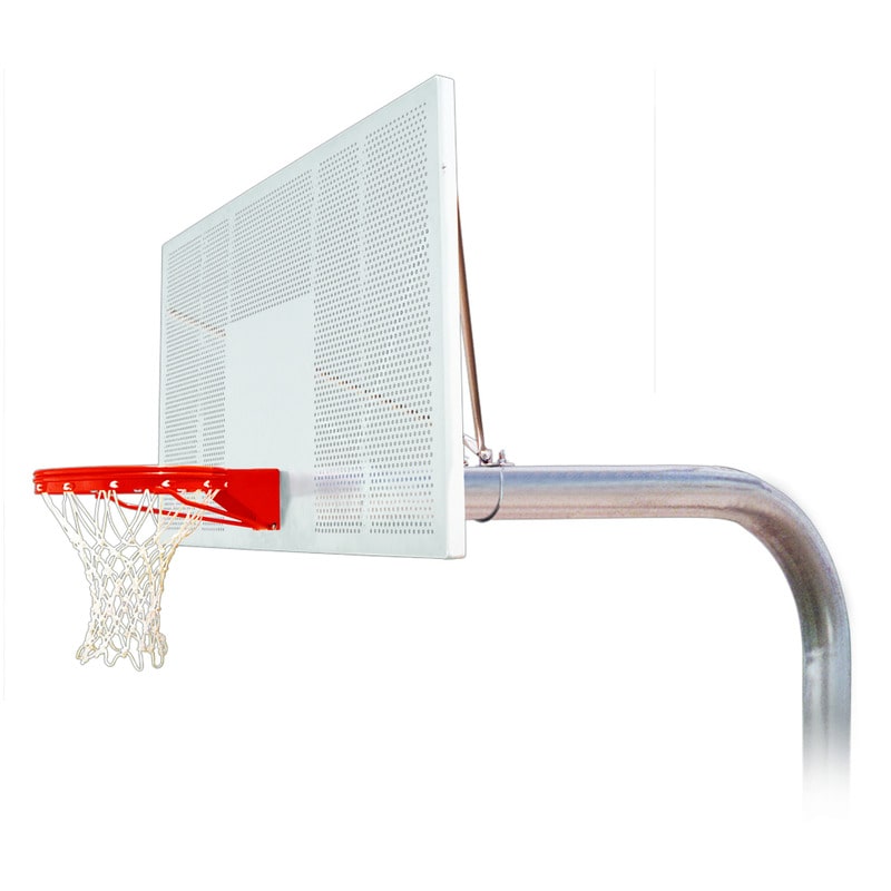 In Ground Basketball Goal Brute Intensity First Team System Fixed Height Hoop