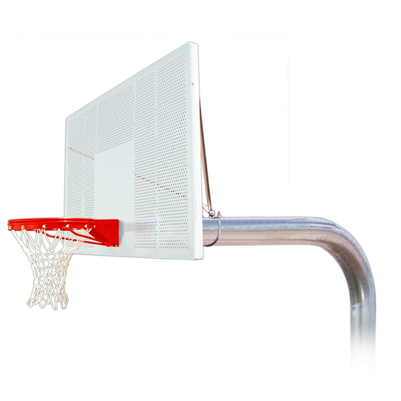 In Ground Basketball Goal Tyrant Intensity First Team System Fixed Height Hoop