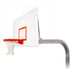 In Ground Brute Excel Basketball Goal Top of Hoop View For Fixed Height First Team System