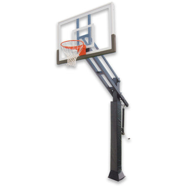 Ironclad TPT553-LG Basketball Hoop Adjustable In Ground System Goal Full View