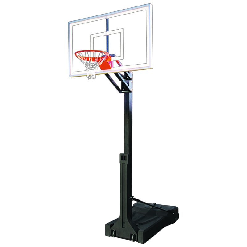 Portable OmniChamp Select First Team Basketball Hoop Front Goal Full View