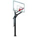 Power House 5 In Ground First Team Adjustable Basketball Goal Full Front Hoop View