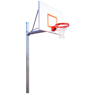 Renegade Goal First Team Hero Image Full View of Basketball Hoop In Ground System Hero Image