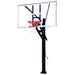 Stainless Olympian Arena First Team Basketball Hoop Adjustable In Ground Goal System front view
