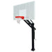 Titan Intensity First Team Adjustable Basketball System In Ground Goal View of Hoop front