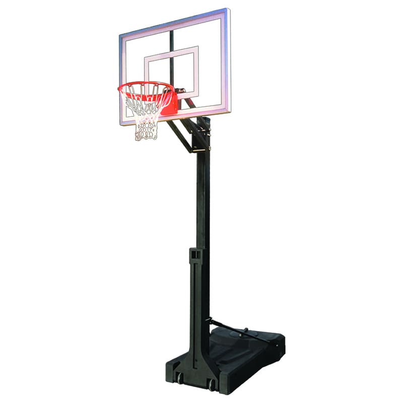 Turbo OmniChamp Basketball Goal First Team Portable Hoop Front View