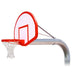 Tyrant Flight Fan-Shaped First Team Basketball Goal Top Of Hoop View for In Ground Fixed Height System